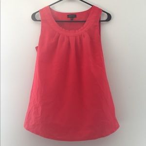 Pink/Red Sleeveless Blouse